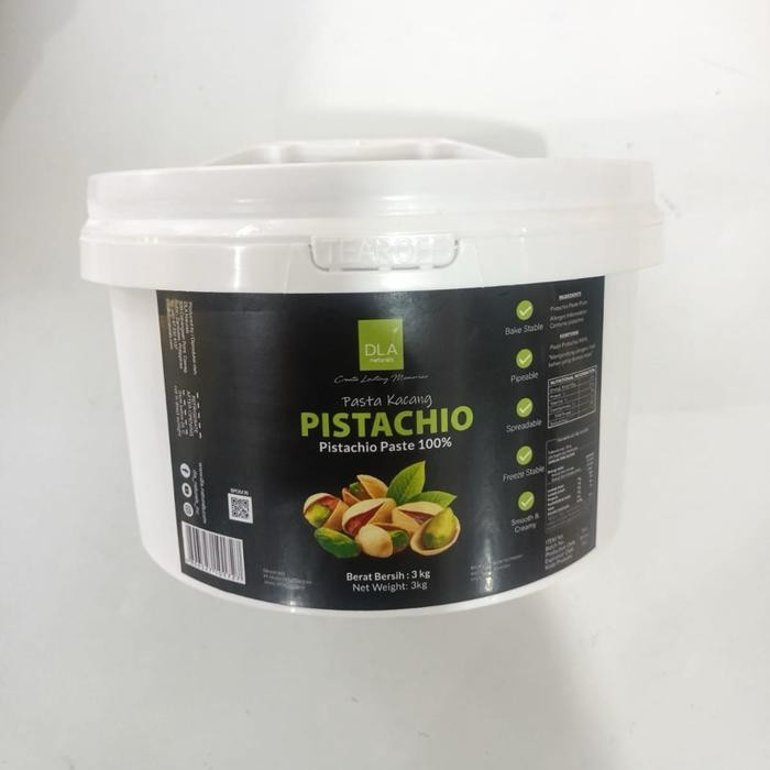 

ASLI DLA Pistachio Paste 100% / Pistachio Pure Paste / Pasta Perisa Gelato Ice Cream Bakery Flavor