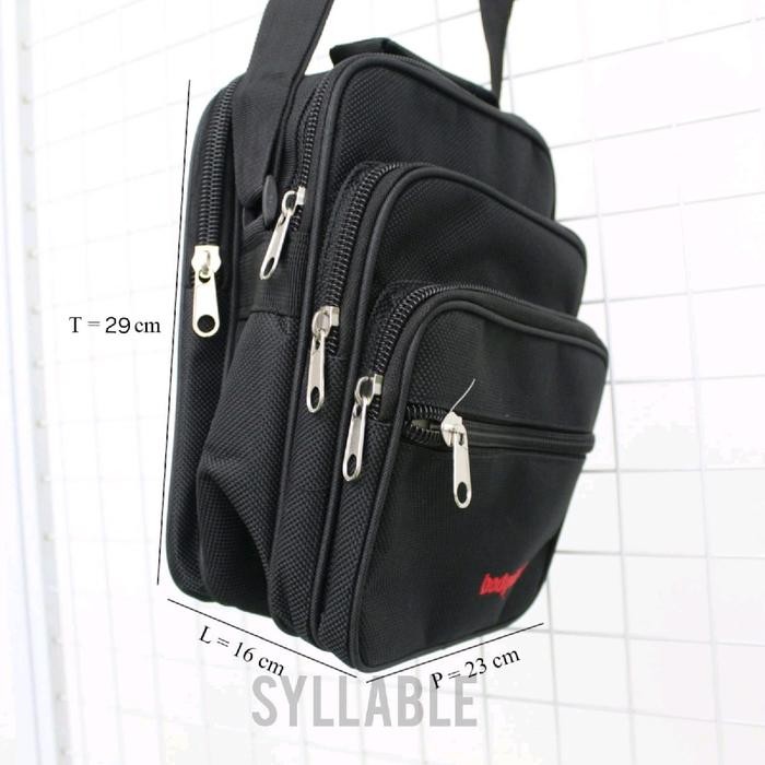 Tas Selempang Bodystart 5 Resleting / Resleting Banyak Syllable Outfit