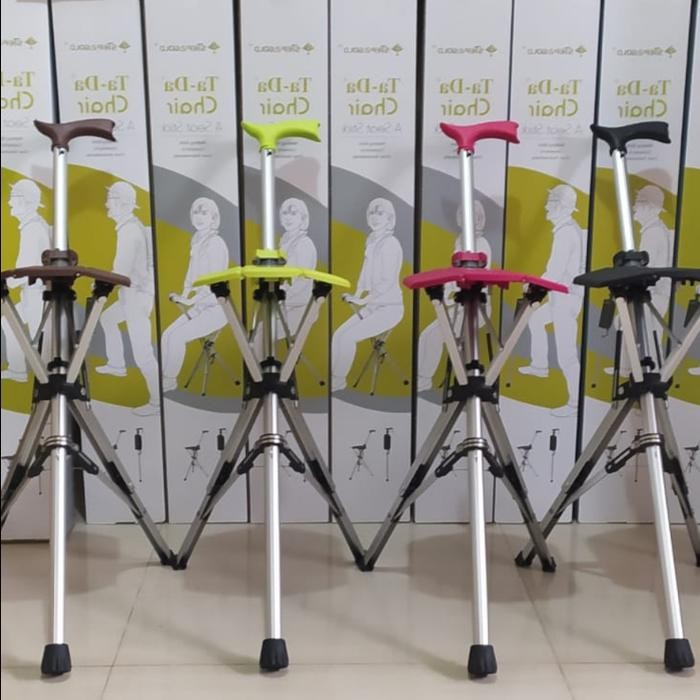 TaDa Chair Tongkat Jalan Travel Exclusive Multifungsi / Kursi Sholat