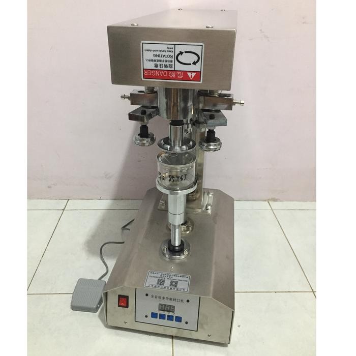 MESIN PRESS SEALER TOPLES KALENG TIN / PET CAN SEAMER SEAMING MACHINE KODE 815