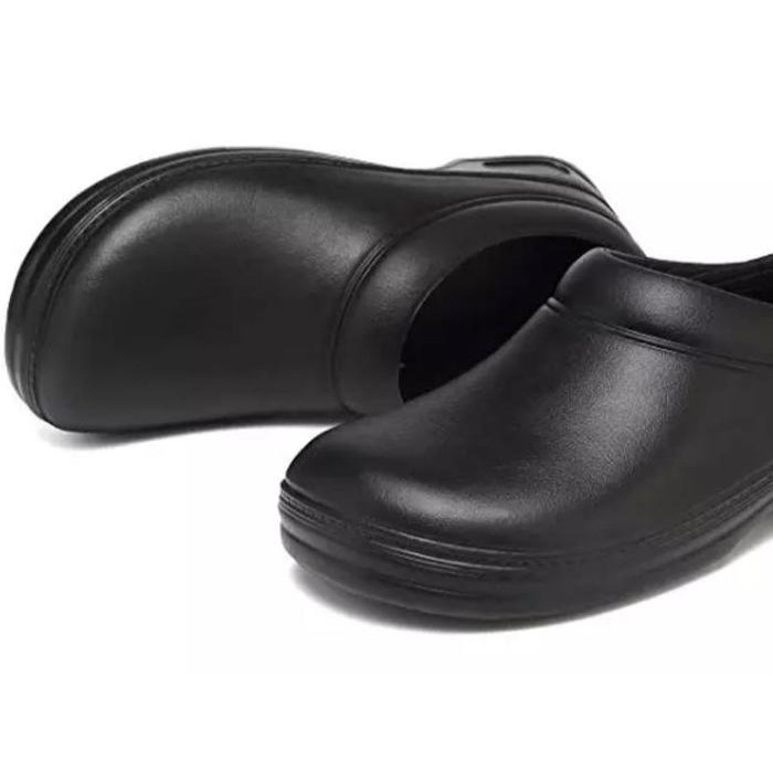 ORIGINAL WAKO Chef Shoes Sepatu Chef Anti Slip Nyaman - Hitam READY STOCK