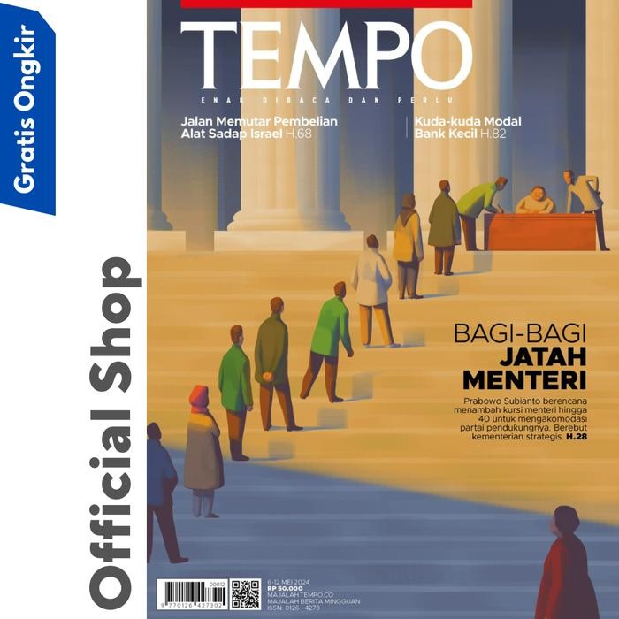 

Majalah Tempo Ed 5312 BAGI BAGI JATAH MENTERI ( 6 Mei 2024 )