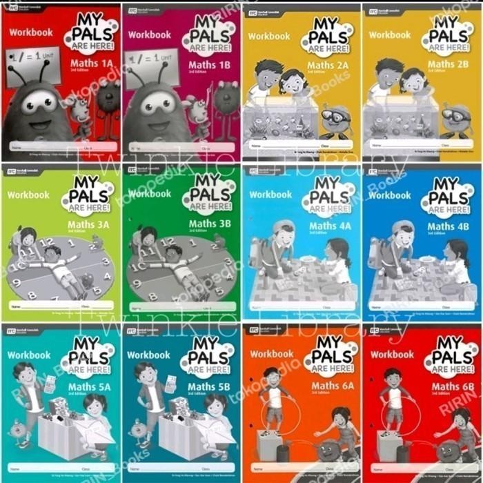 

BUKU FISIK buku My Pals are Here Maths 1A 1B 2A 2B 3A 3B 4A 4B 5A 5B workbook - level 6, b workbook