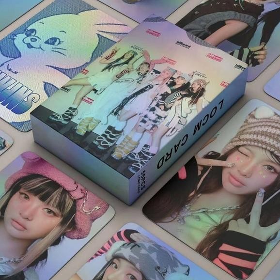 

photocard NEW JEANS hologram billboard music awards 2 sisi 55pcs