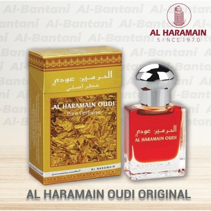 

al haramain oudi pure perfume non alcohol 15ml