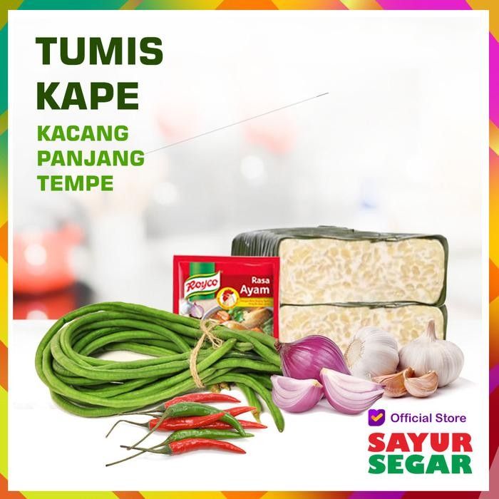 

LUXEHEALTH- Paket Tumis Kape - Kacang Panjang Tempe [1 Paket]