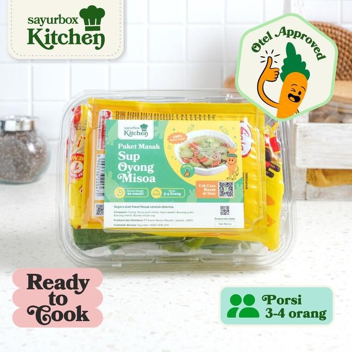 

LUXEHEALTH- Sayurbox Kitchen Paket Masak Sop Oyong Misoa 1 Pack