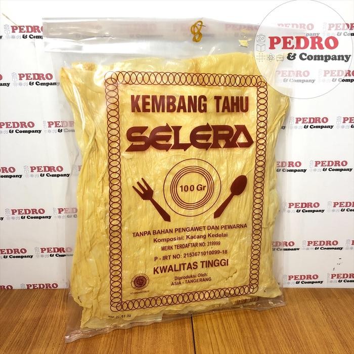 

LUXEHEALTH- Selera Kembang Tahu / Dried Beancurd 100 Gram - Dari Kacang Kedelai