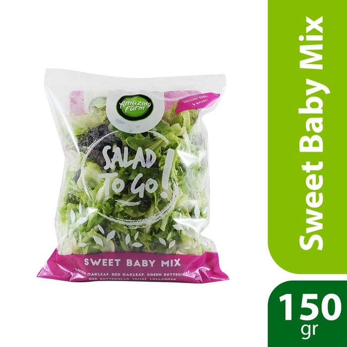 

LUXEHEALTH- Salad To Go Sweet Baby Mix 150 Gram Amazing Farm