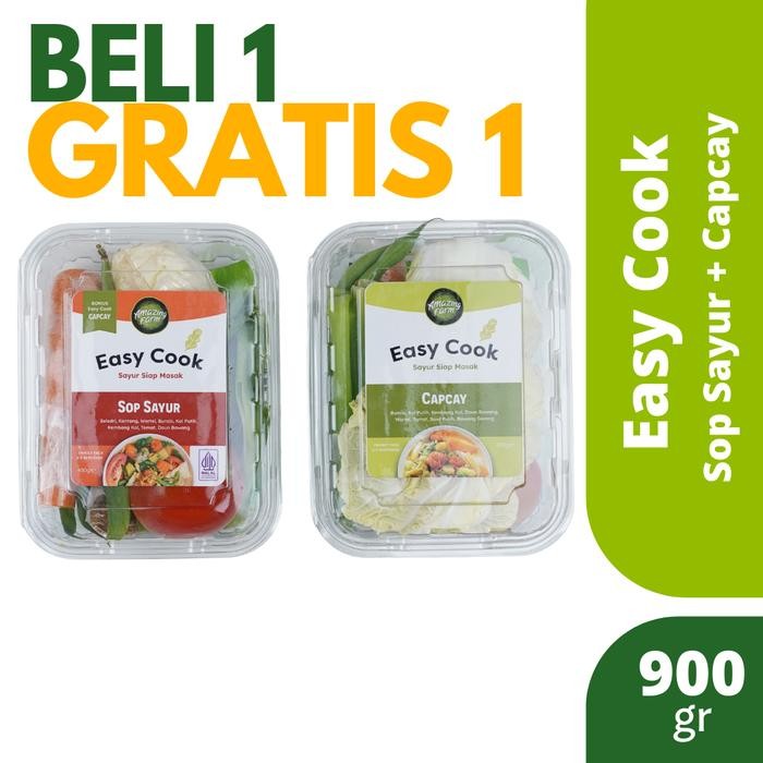 

LUXEHEALTH- Easy Cook Paket Masak Praktis Sop Sayur Gratis Capcay