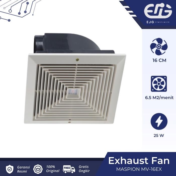 Maspion Exhaust Fan MV-16EX Exhaust Plafon MV16EX / MV16 EX / MV 16EX / MV-16 EX