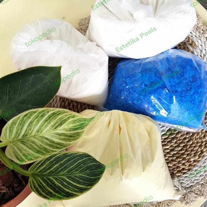 Paket Treatment Air Kolam Renang 40m3 Air Penjernihan Kolam Baru Isi