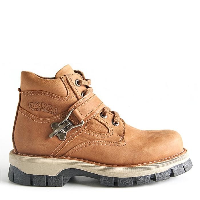 Sepatu Boots Kulit Asli Pria / Borsa Wildbull - Brawny Shoes