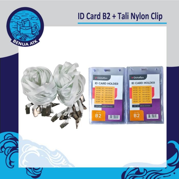 

Ready Bundling Paket Id Card B2 + Tali Lanyard Nylon Clip Besi