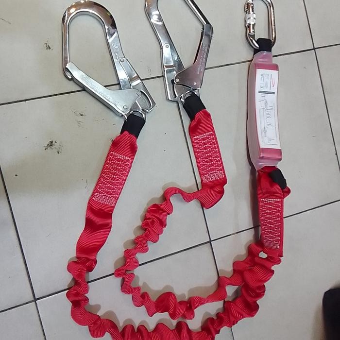 

Ready Elastic Double Lanyard With Absorber Lp0464 Original Safety