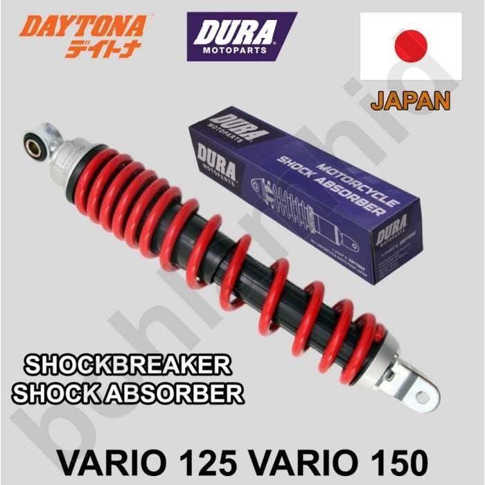 TERMURAH Shock DURA DAYTONA VARIO 125 VARIO 150 Shockbreaker 330mm READY STOCK