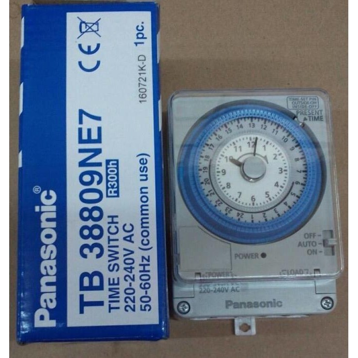 Timer listrik panasonic / pengatur waktu / din rail timer TB 388NE9