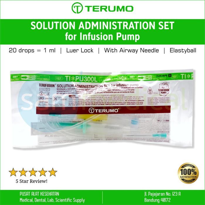Pilihan- Terumo Terufusion Solution Adm Set For Infusion Pump Ti*Pu300L