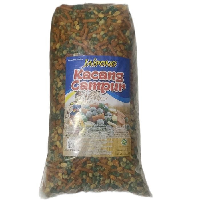 

Kacang Campur Jaipong 1 ball isi ( 4 kg )