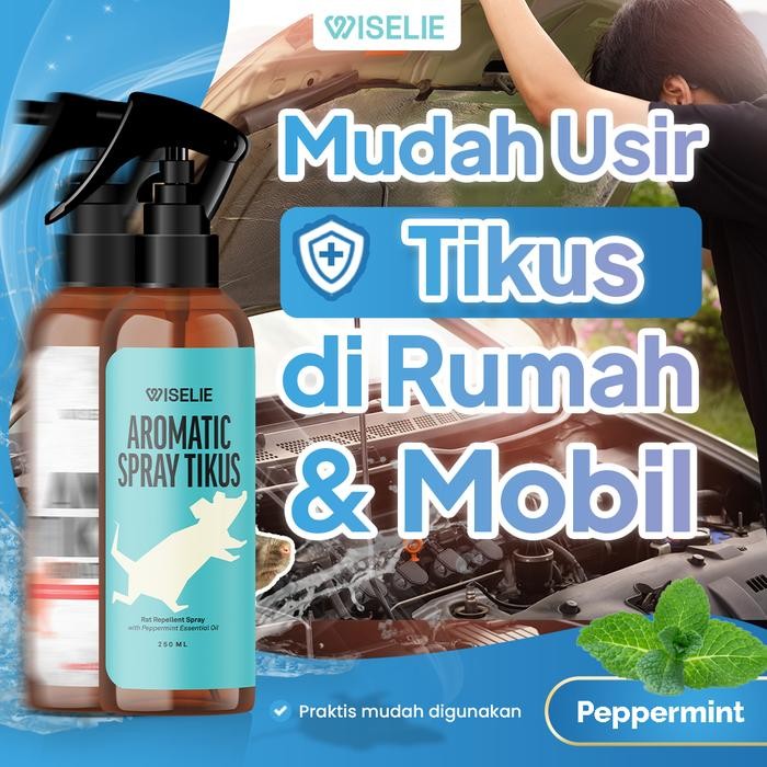 Pilihan- Wiselie - Semprotan Pengusir Tikus Alami Obat Pengusir Anti Tikus Ampuh Disinfectant