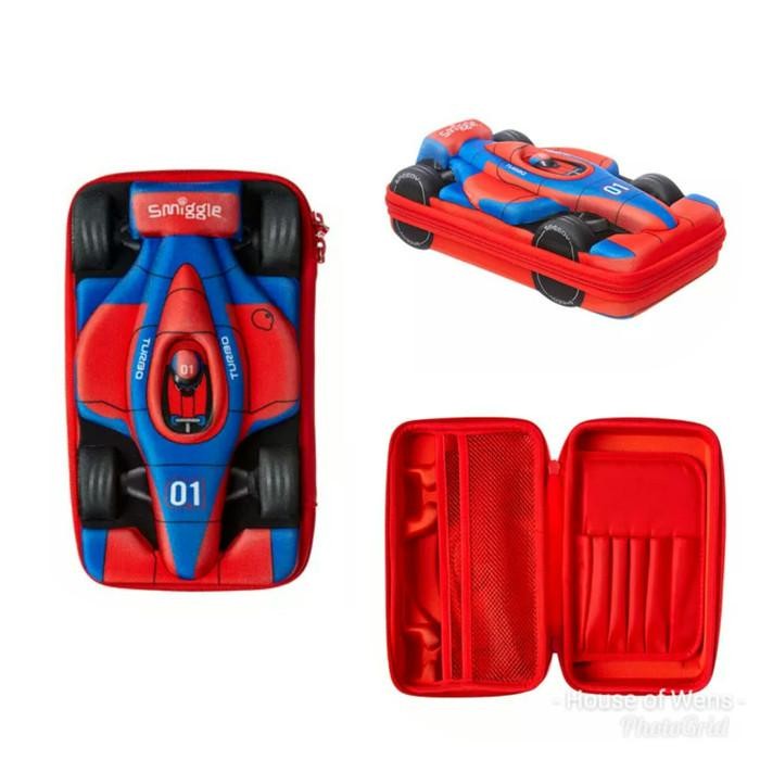 

Smiggle Racer Hardtop Pencil Case - Tempat Pensil Smiggle Stationery