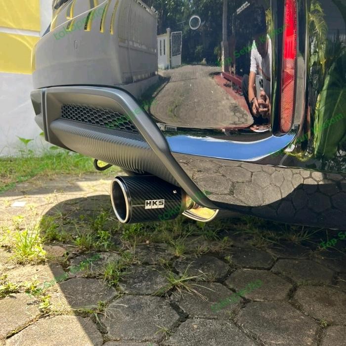 Promo Hks Legal Carbon Muffler Honda City Hatchback Gn5 2021 Up Terlariss 