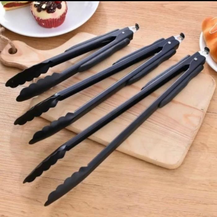 Capitan Makanan Stainless Steel Tebal / Pencapit Makanan