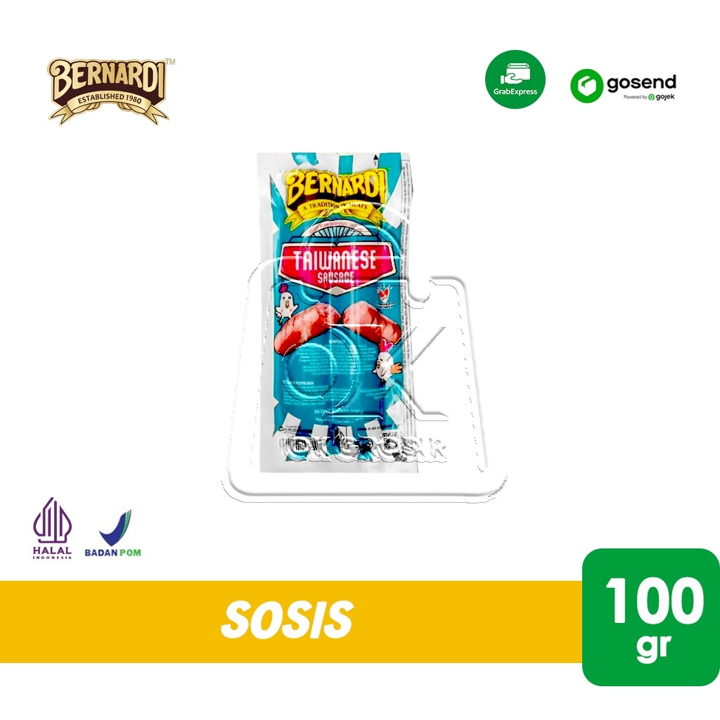 

Sosis Ayam Madu Taiwan Sausage BERNARDI Lapchiong Halal 100g Siap Makan (KHUSUS INSTANT)