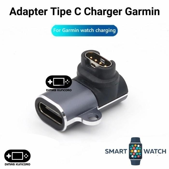 Adapter Tipe C Charger Garmin fenix 6 6s 6x pro plus sapphire solar