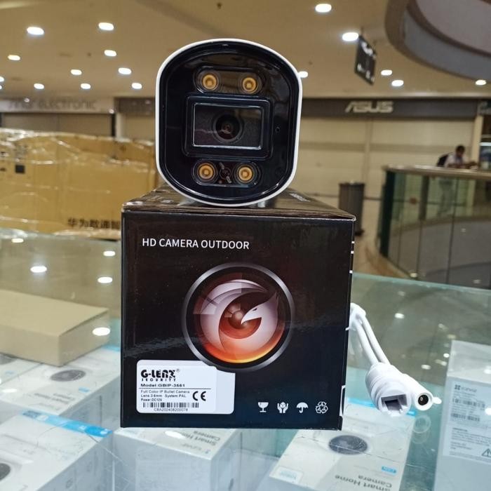 IP CAMERA OUTDOOR 4MP Full Color Ip Cam Glenz POE, ipcam