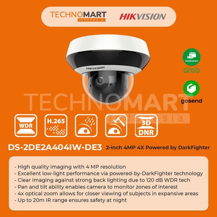 DS-2DE2A404IW-DE3 - HIKVISION IP PTZ 4 MP