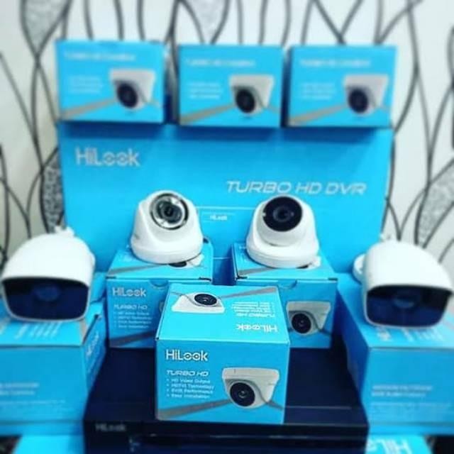 PAKET CCTV 8CH 4 KAMERA HILOOK 2MP PAKET CCTV 8 CHANNEL 4 KAMERA 2MP