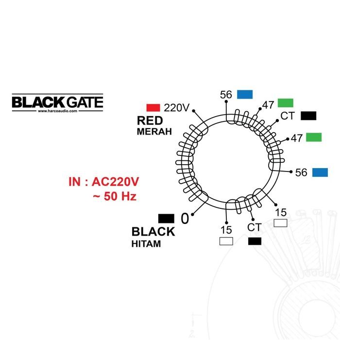 TRAVO TOROID 20A 56V BLACKGATE BOMBARDIR NEW VERSION 2022