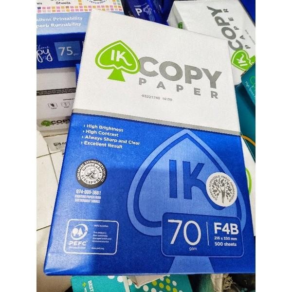 

Kertas Hvs F4 Folio 70 Gram Ik Copy Paper Kertas Fotocopy
