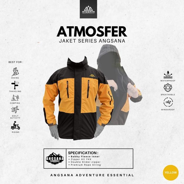 Khusus Gosend Jaket Angsana Outdoor Series Atmosfer Green Black