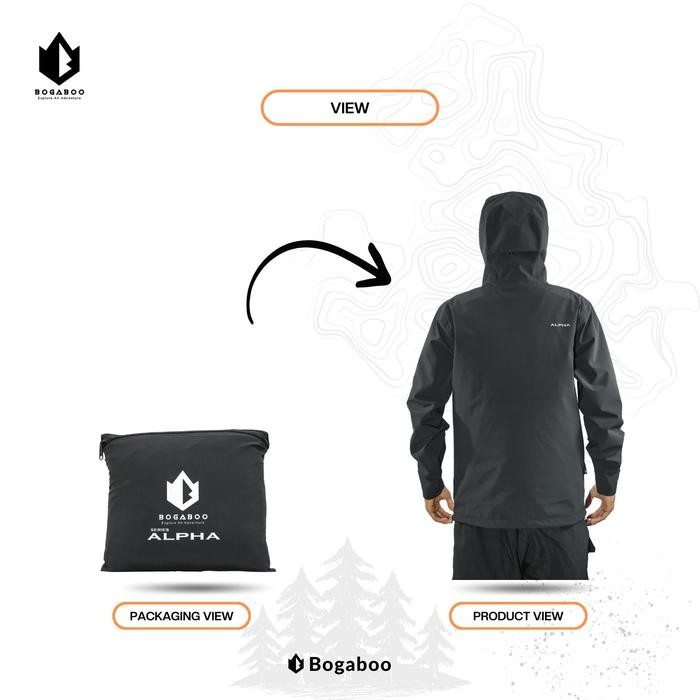 Hot Sale Jaket Motor Gunung Alpha Bogaboo Goretex 3 Layer Waterproof Windproof Gore-Tex Shell