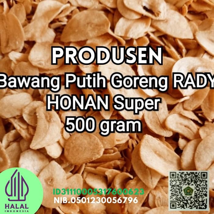 

NEW PRODUK BAWANG PUTIH GORENG 500 GRAM REE RAIN