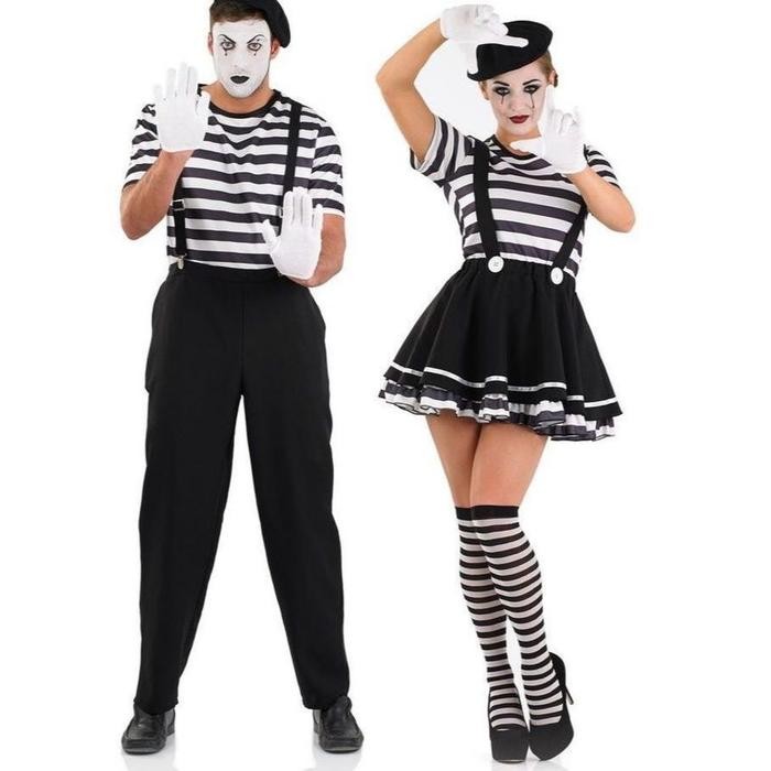 Kaos Pantomim Anak Kaos Garis-Garis Salur Lengan Panjang Lengan Pendek Fashion Anak Laki-Laki