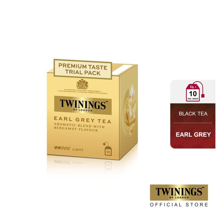 

Exp Lama Twinings Earl Grey Tea 10x2gr - Teh Hitam Celup Rasa Bergamot Premium