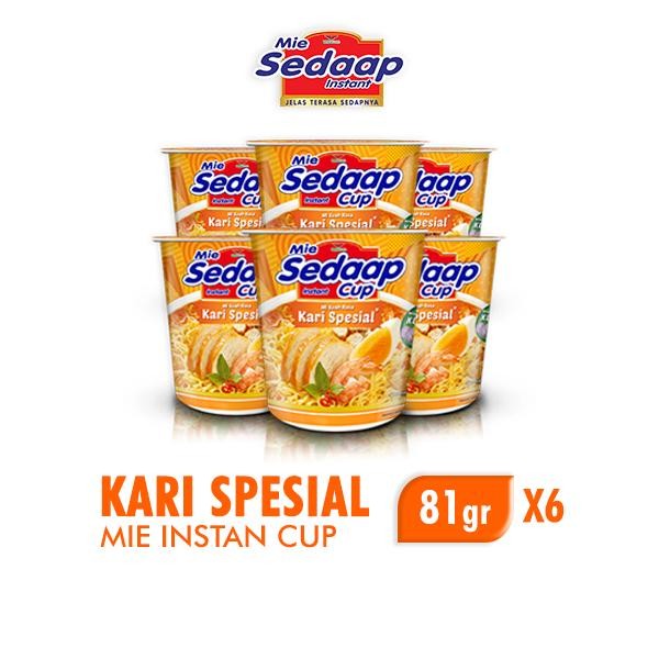 

Pilihan- Sedaap Mie Instan Cup Kari Spesial 81G X6
