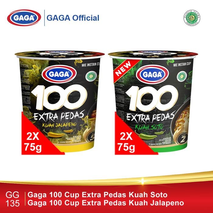 

Pilihan- Gaga 100 Cup Extra Pedas Kuah Soto Dan Kuah Jalapeno (Gg135)