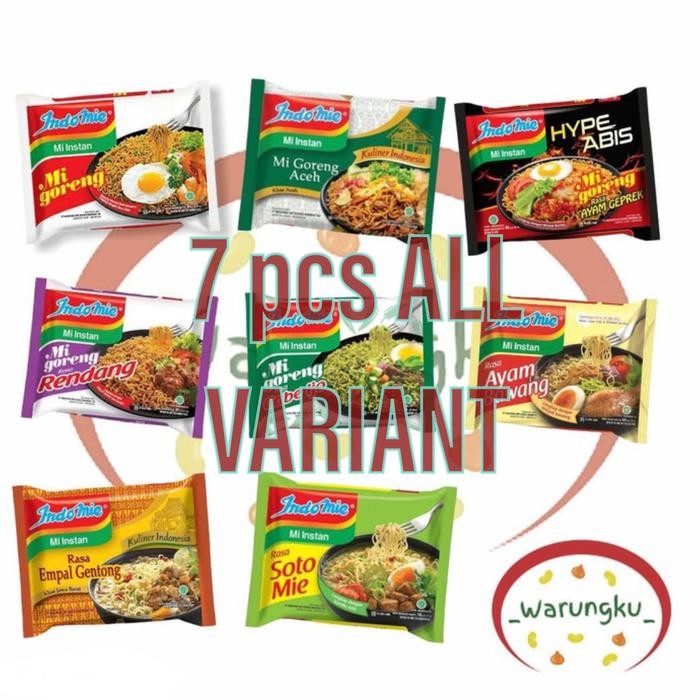 

Pilihan- Promo Bundle 7Pcs Indomie All Variant