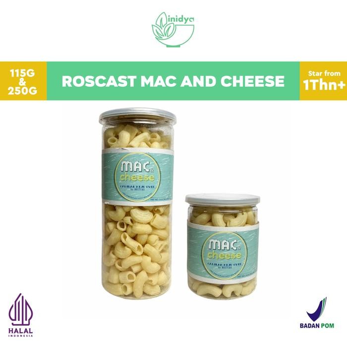 

Pilihan- Roscast Mac N Cheese 115G & 250G Makroni Keju Cemilan Mpasi Bayi Snack Mpasi 1 Tahun