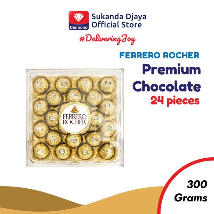 

Ferrero Rocher Premium Chocolate (24 pcs) 300 Gr