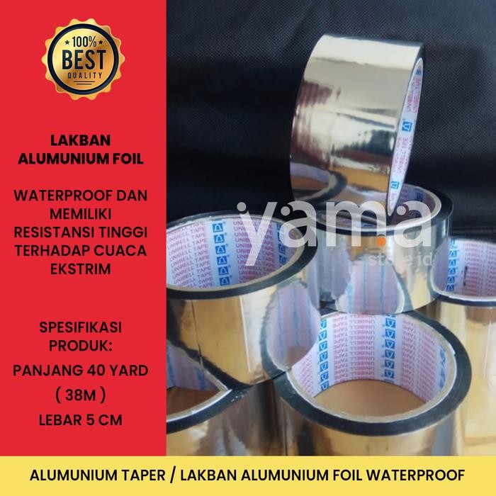 

Pilihan- Lakban Alumunium Foil Taper Waterproof Dan Tahan Cuaca Ekstrim