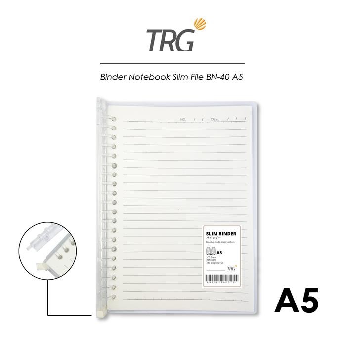 

Pilihan- Trg Slim File Binder Note Bn-40-A5 - Buku Tulis Catatan Notebook Transparan Trg