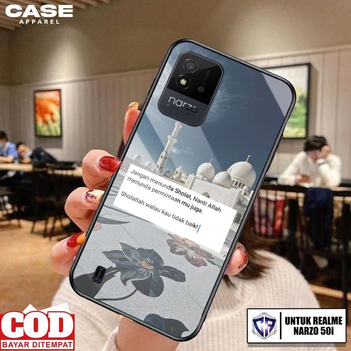 Pilihan- Case Realme Narzo 50I - Casing Realme Narzo 50I Terbaru [ Quotes-01 ] Silikon Hp -