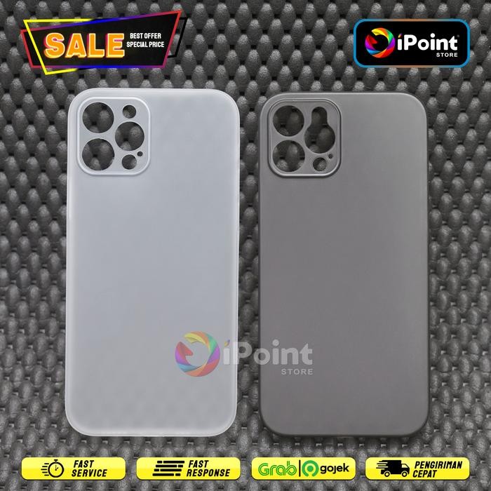 Pilihan- Case Iphone 12 Pro Super Tipis Ultra Slim Hardcase