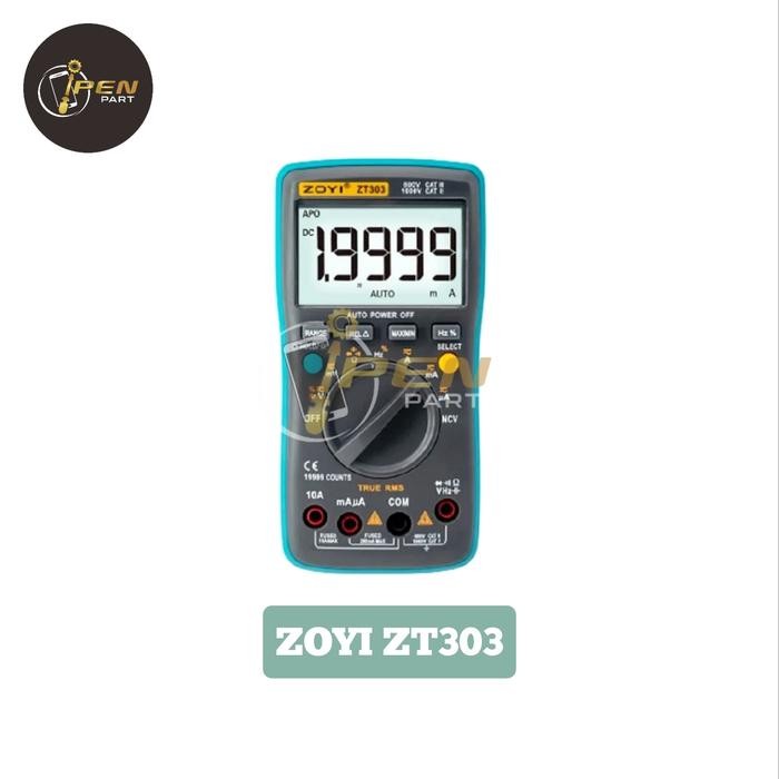 MULTITESTER DIGITAL ZOYI ZT303 ORIGINAL