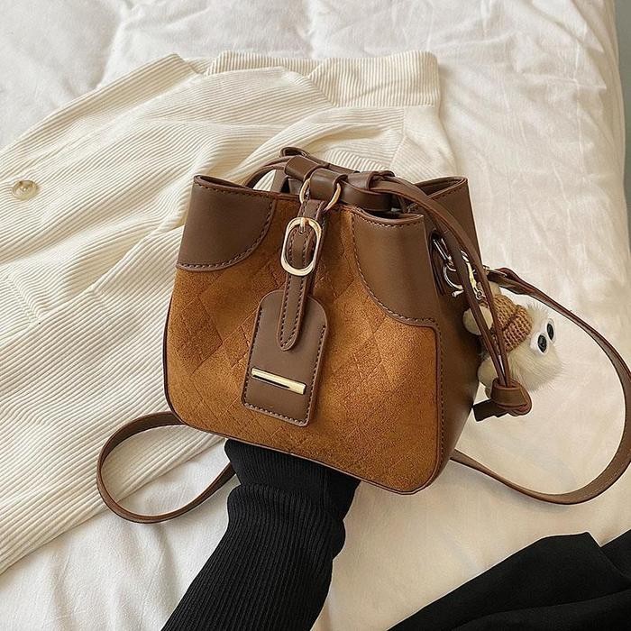 Sling Bag Gd58146 Tas Serut Selempang Wanita Gantungan Lucu Import